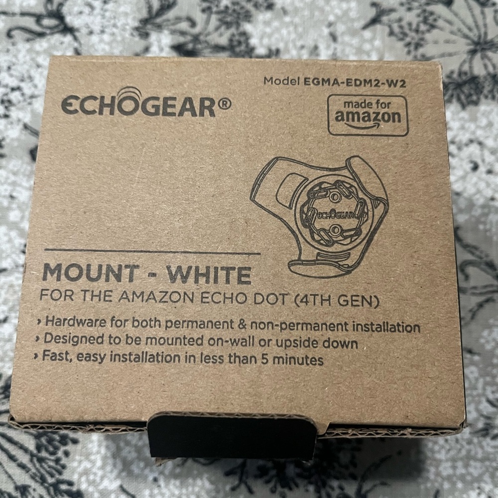 Amazon Echogear White Mount for Echo Dot (4th Gen)